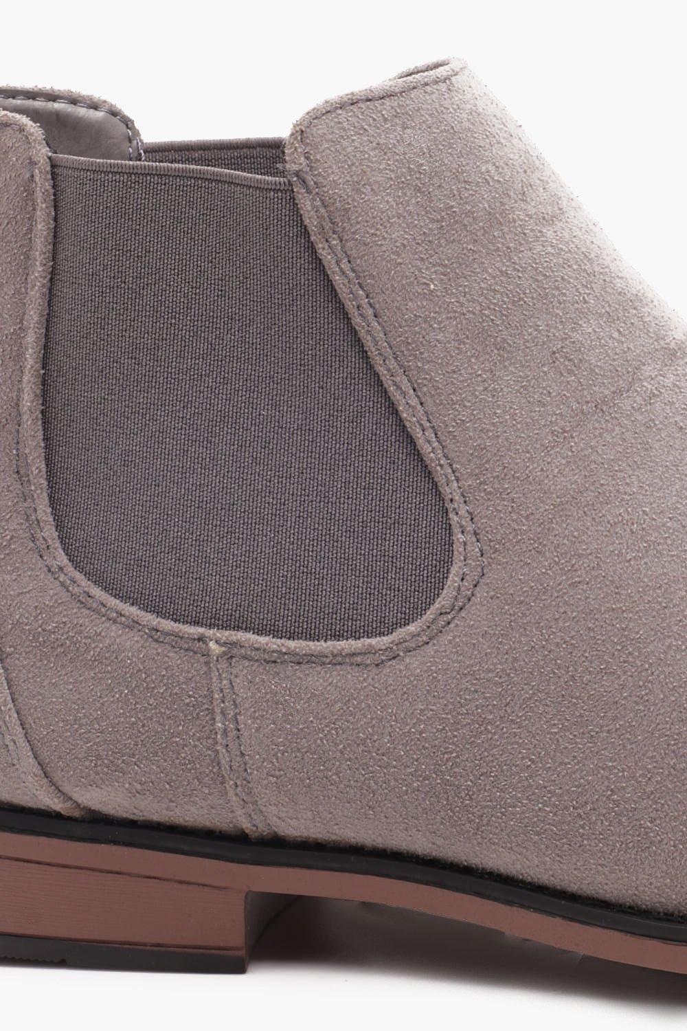 Light grey sales chelsea boots